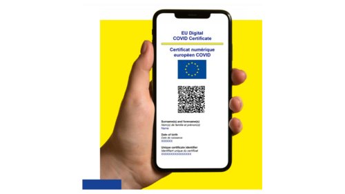 Uniós covid-igazolás letöltése mobilapplikáción