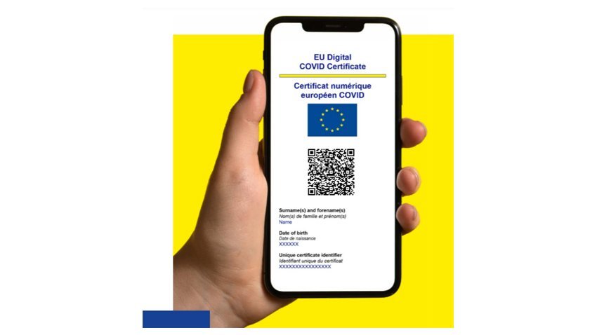 Uniós covid-igazolás letöltése mobilapplikáción