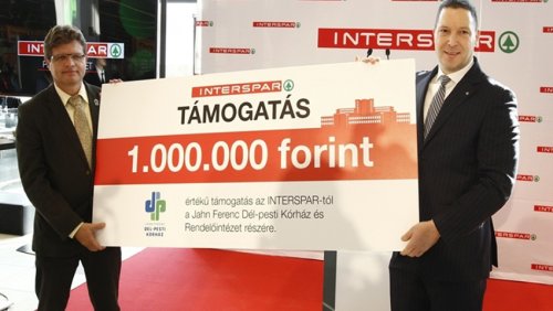 1 MILLIÓ FORINTOS TÁMOGATÁS A SPARTÓL
