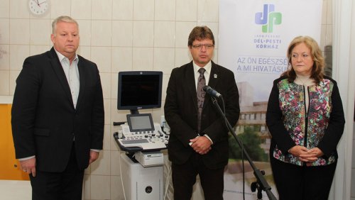 ÚJ ULTRAHANG KÉSZÜLÉKET ADTAK ÁT